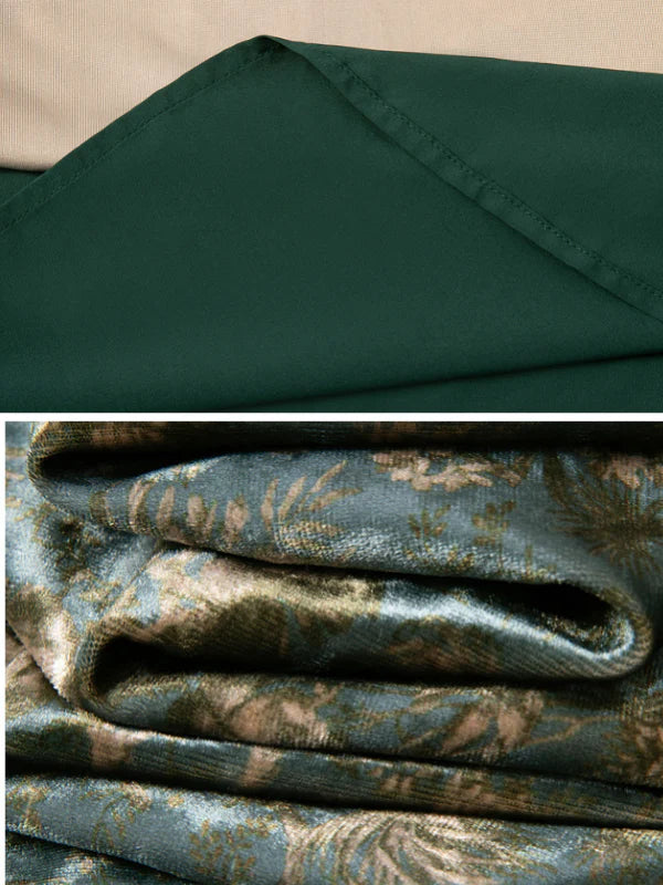 Enchanted Forest Velvet Dress