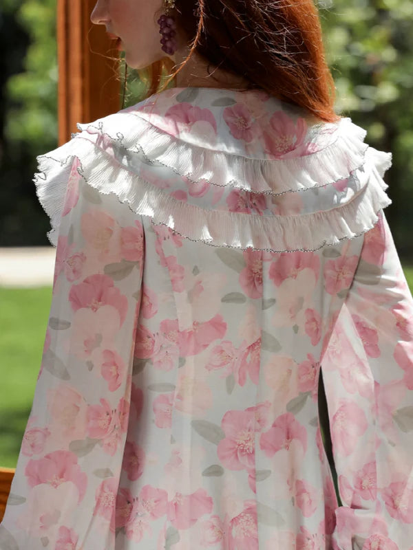 Whispering Petals of the Elegant Spring Dress