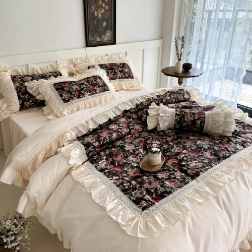 Royal Rose Cotton Bedding Set