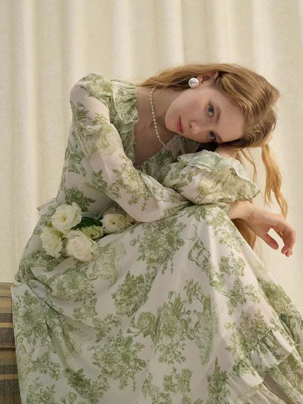 Garden Fairy's Green Rose Dress