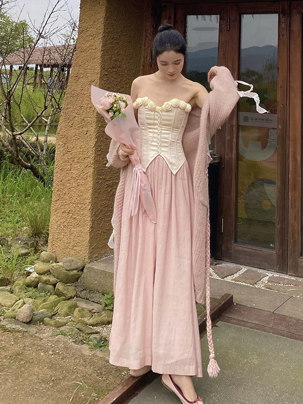 Whimsical Rose Mohair Blend Cardigan