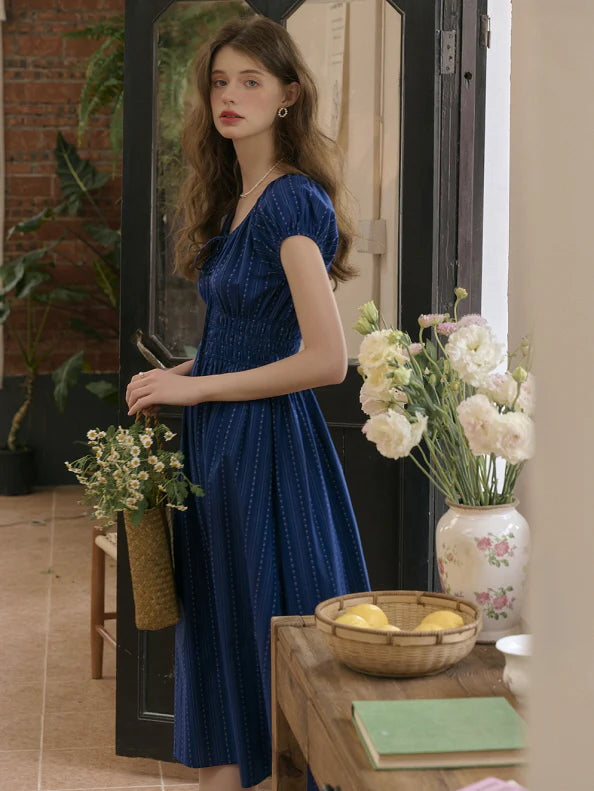 Blue Reverie Cotton Dress