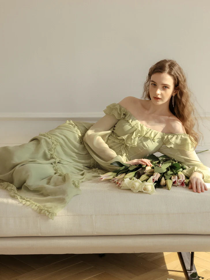 Aurora's Green Fairy Dress