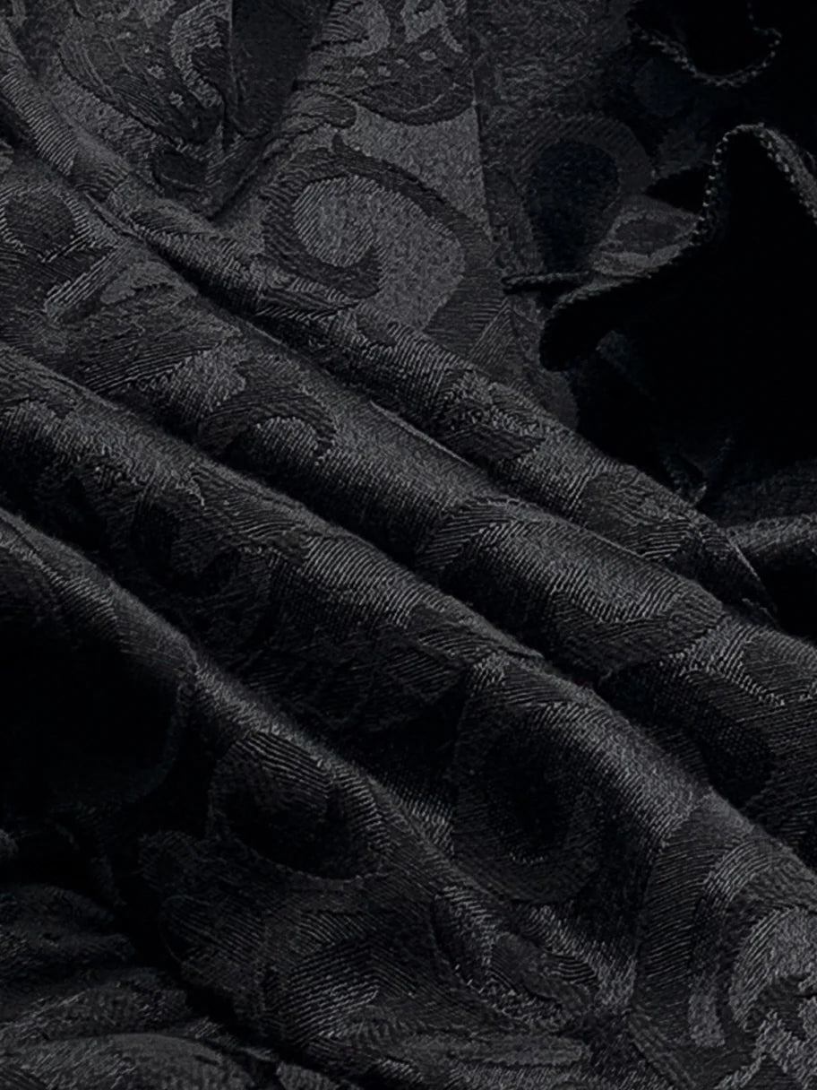 Midnight Baroque Corset & Ruffle Skirt