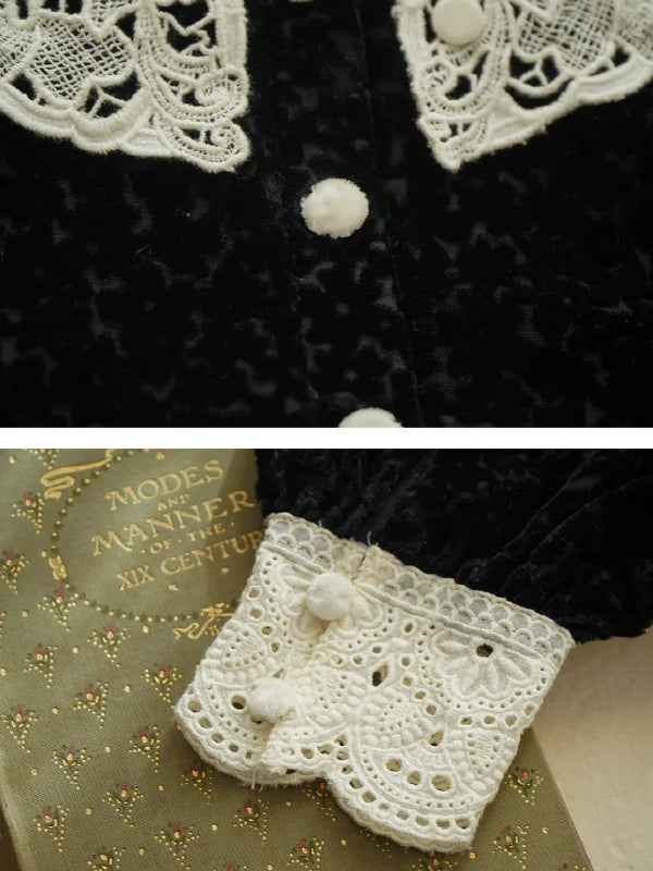 Velvet Twilight Elegance Dress