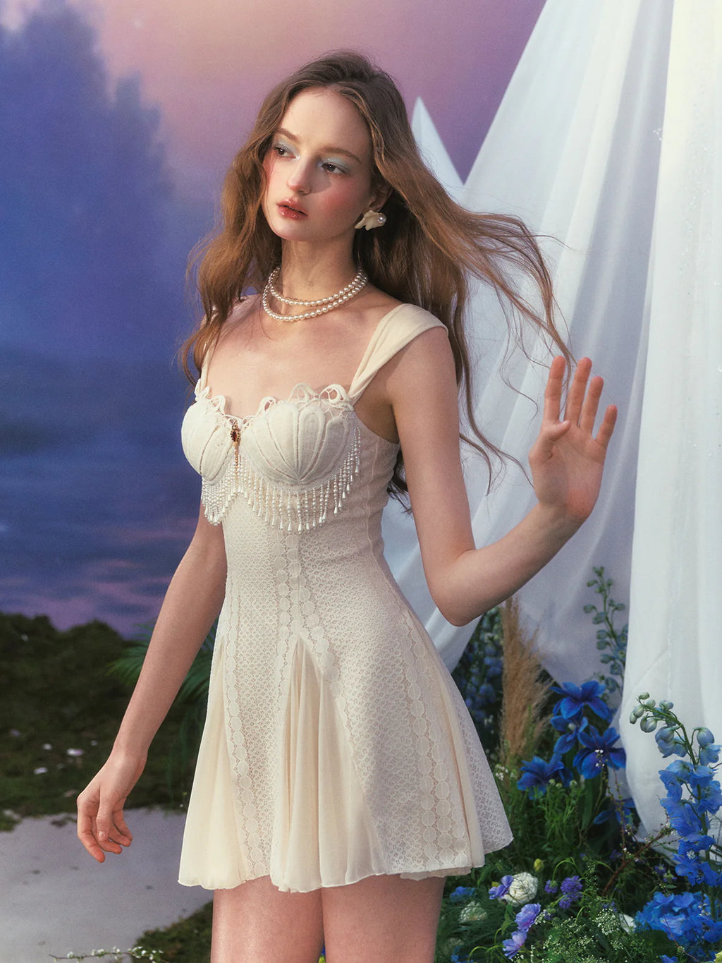 Ocean Pearl Princess Dress