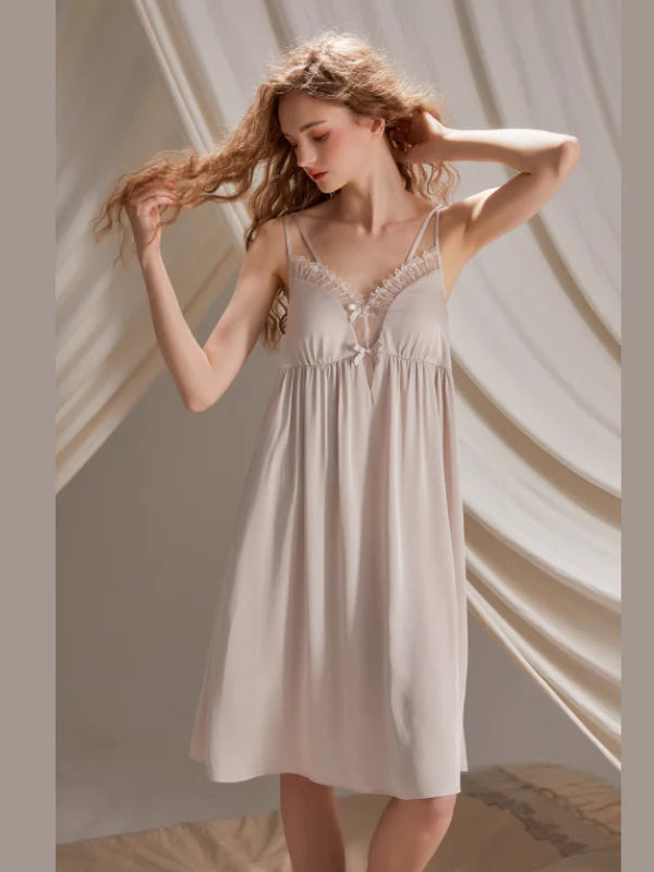 Blush Ribbon Lace Fairy Nightgown