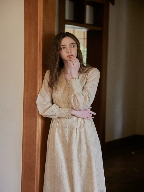 Vintage Blossom Radiance Dress