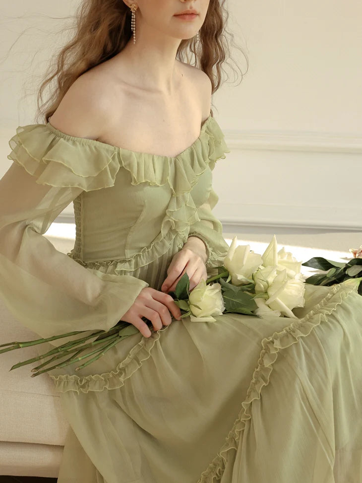 Aurora's Green Fairy Dress