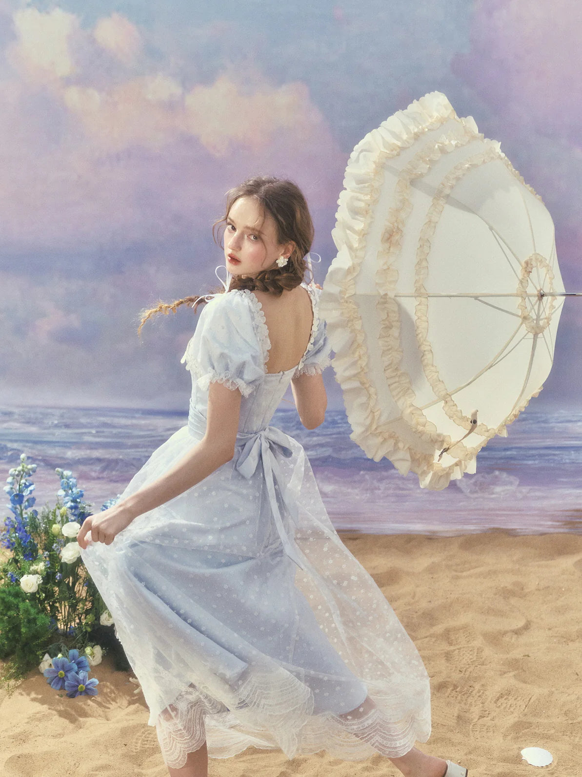 Ethereal Princess Vintage Lace Dream Dress