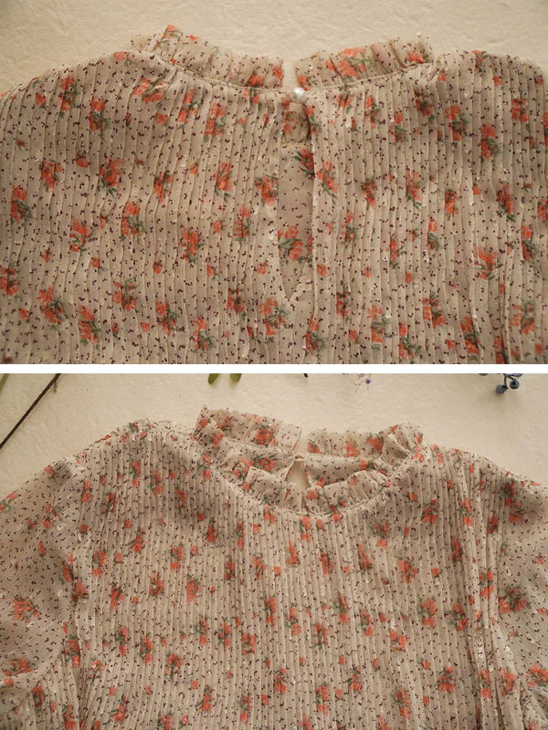 Floral Dream Chiffon Autumn Dress