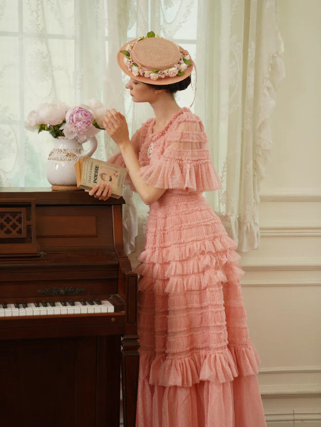 Rosewood Ruffle Tiered Dress