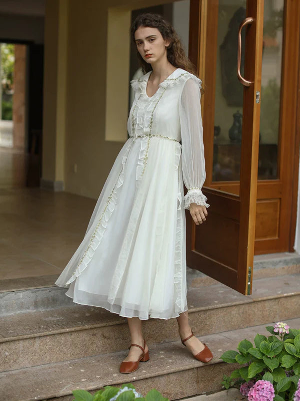 Fairy's Gold Embroidery Dress