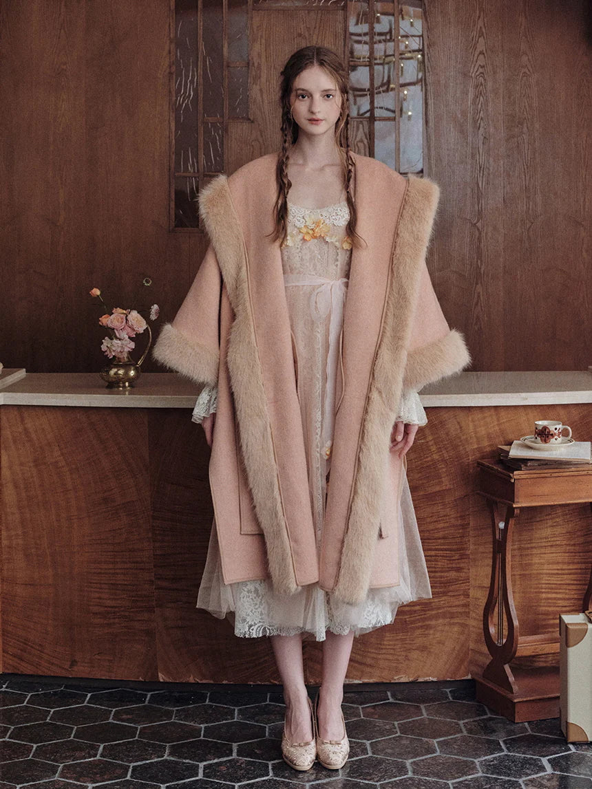 Sunset Blossom Lace Dress