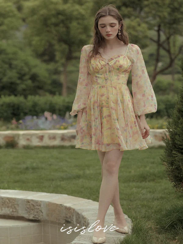 Sun-kissed Butterfly Waltz Dress