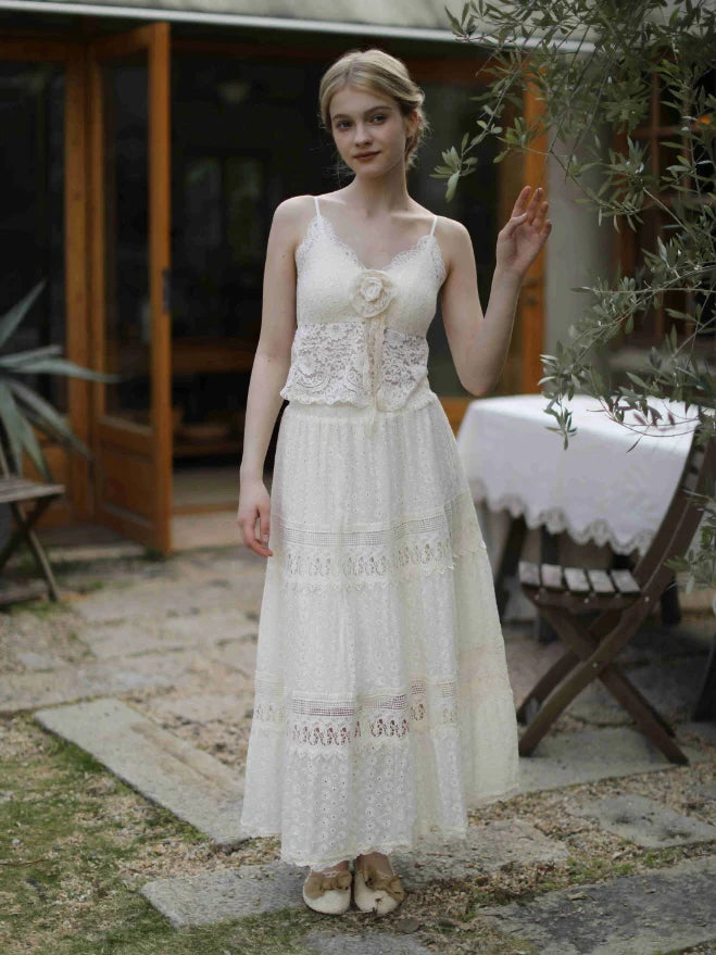 Lace Bloom Rose Camisole