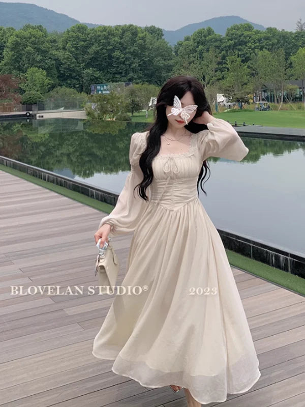 Elegant Floral Whisper Dress