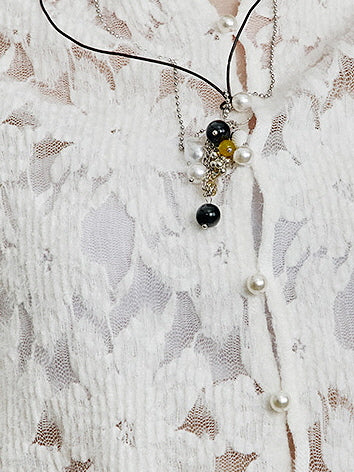 Ivory Whisper Lace Knit Cardigan