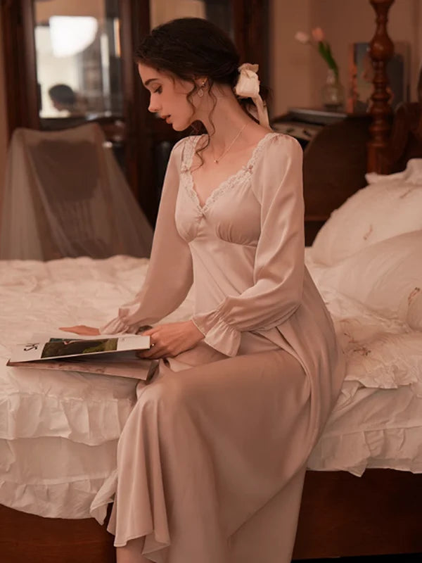 Lavender Lace Serenity Nightgown