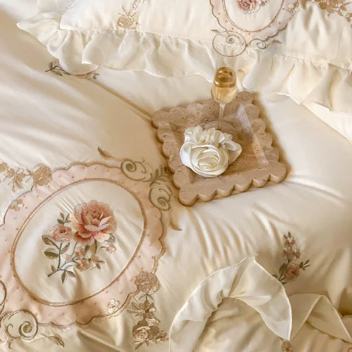 Elegant Blossom Princess Bedding Set