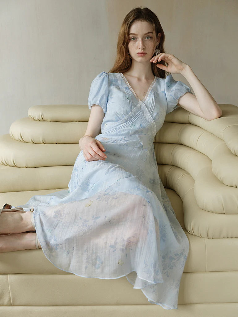 Blue Forest Whisper Dress
