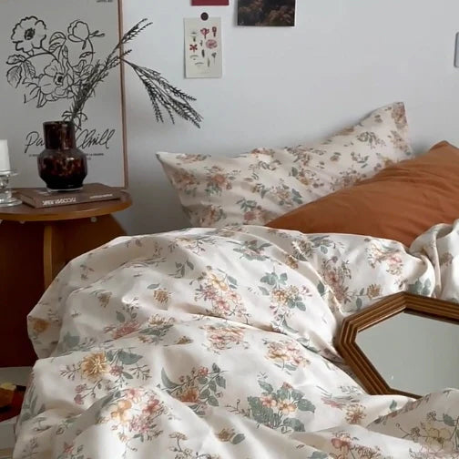 Rustic Floral Serenity Bedspread Set