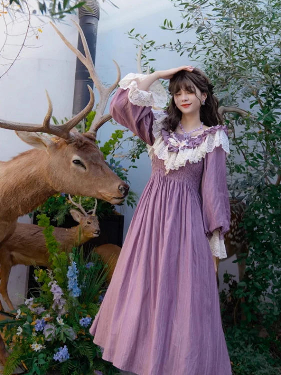 Fairy Woodland Lavender Dress