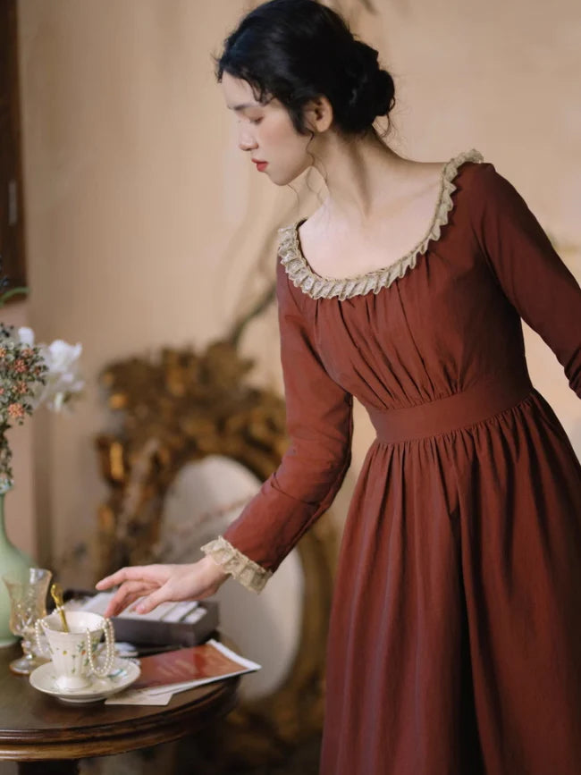 Vintage Rose Garden Nylon Dress