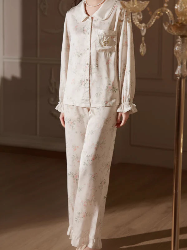 Pink Floral Whisper Sleepwear