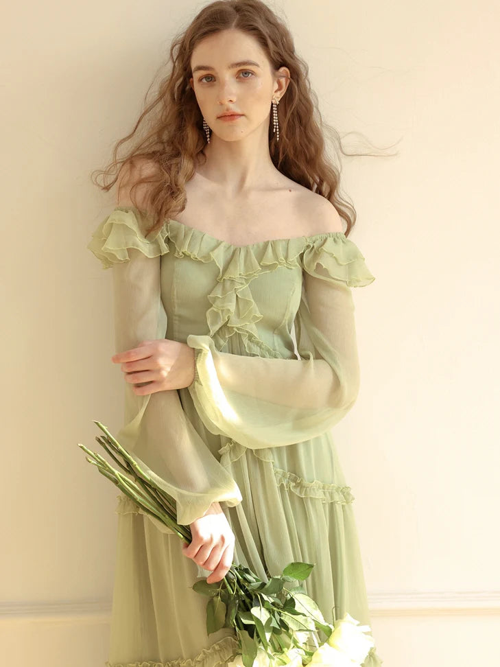 Aurora's Green Fairy Dress