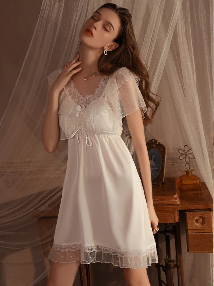 Ava's Enchanted Blossom Nightdress