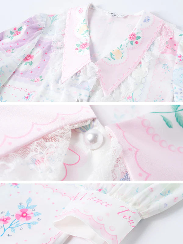 Pastel Patchwork Pajama Loungewear