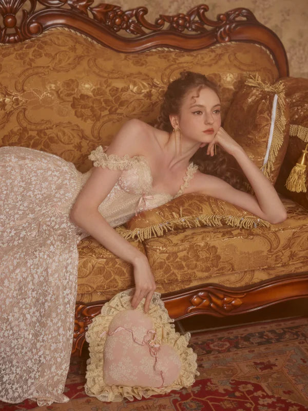 Clara's Golden Blossom Princess Dress