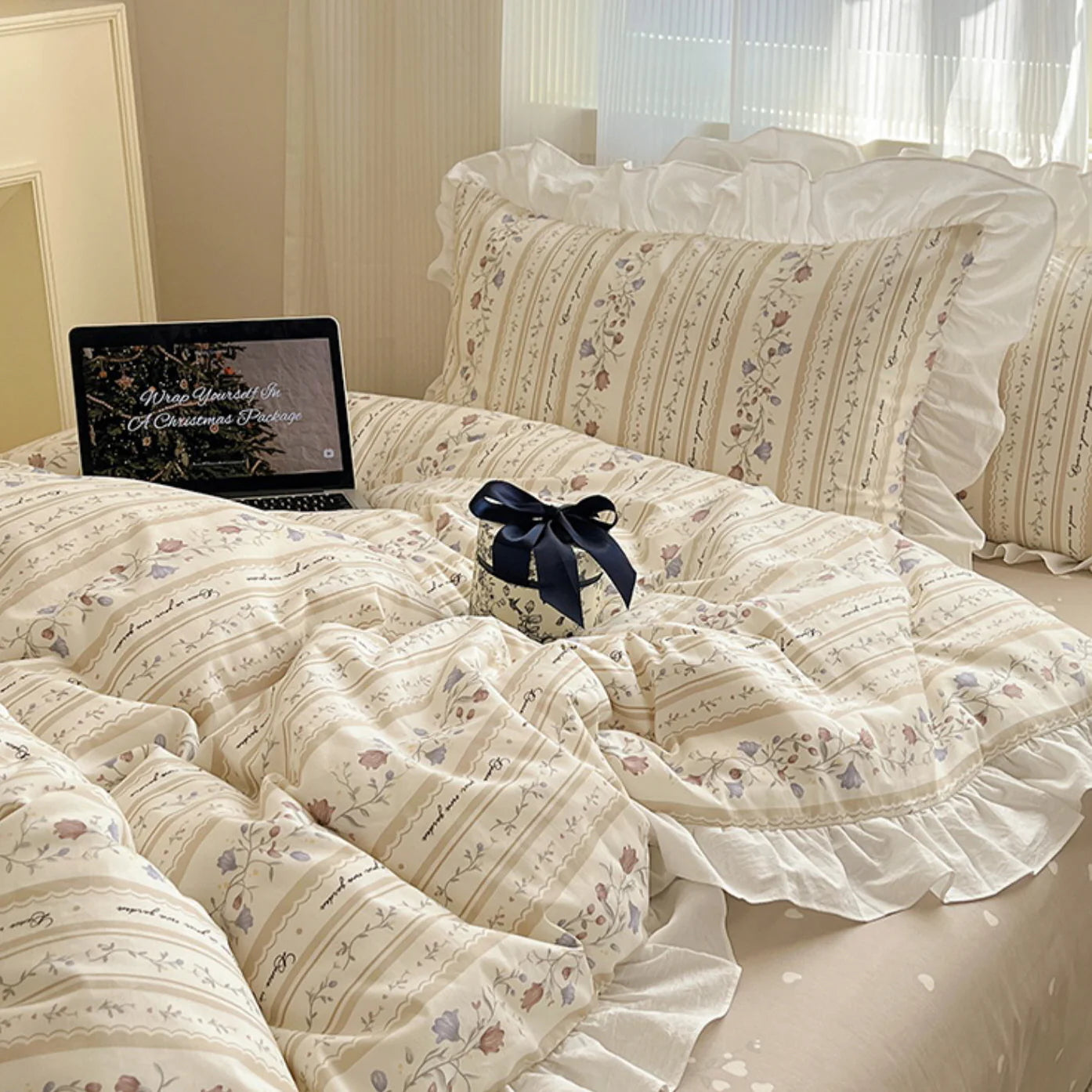 Spring Cotton Princess Style Bedding Set