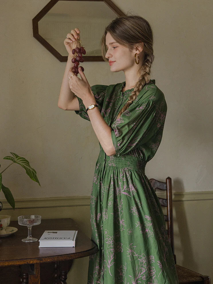 Evelyn's Forest Whispers Summer Dress