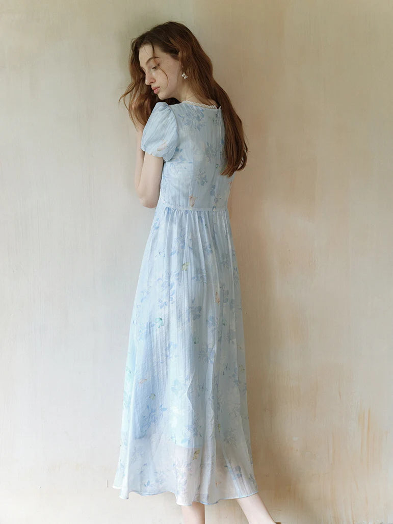 Blue Forest Whisper Dress
