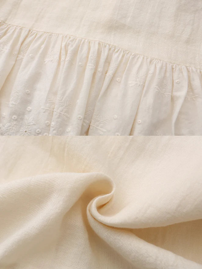 Lace Collar Peplum Blouse