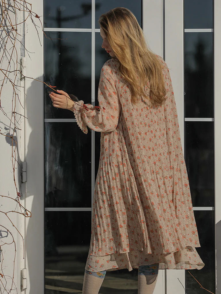 Floral Dream Chiffon Autumn Dress