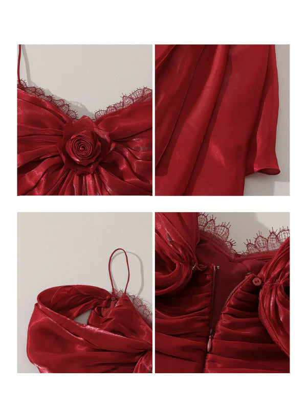 Scarlet Elegance Princess Dress