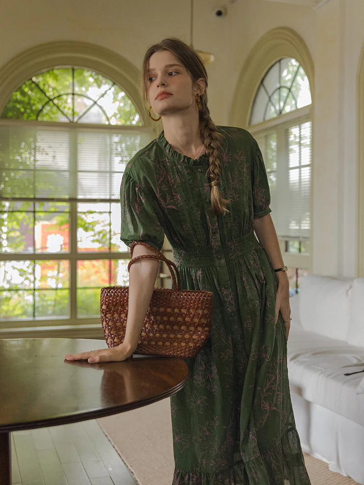 Evelyn's Forest Whispers Summer Dress