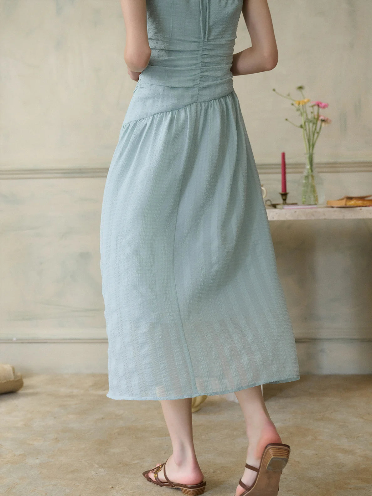 Chloe's Mint Blossom Summer Dress