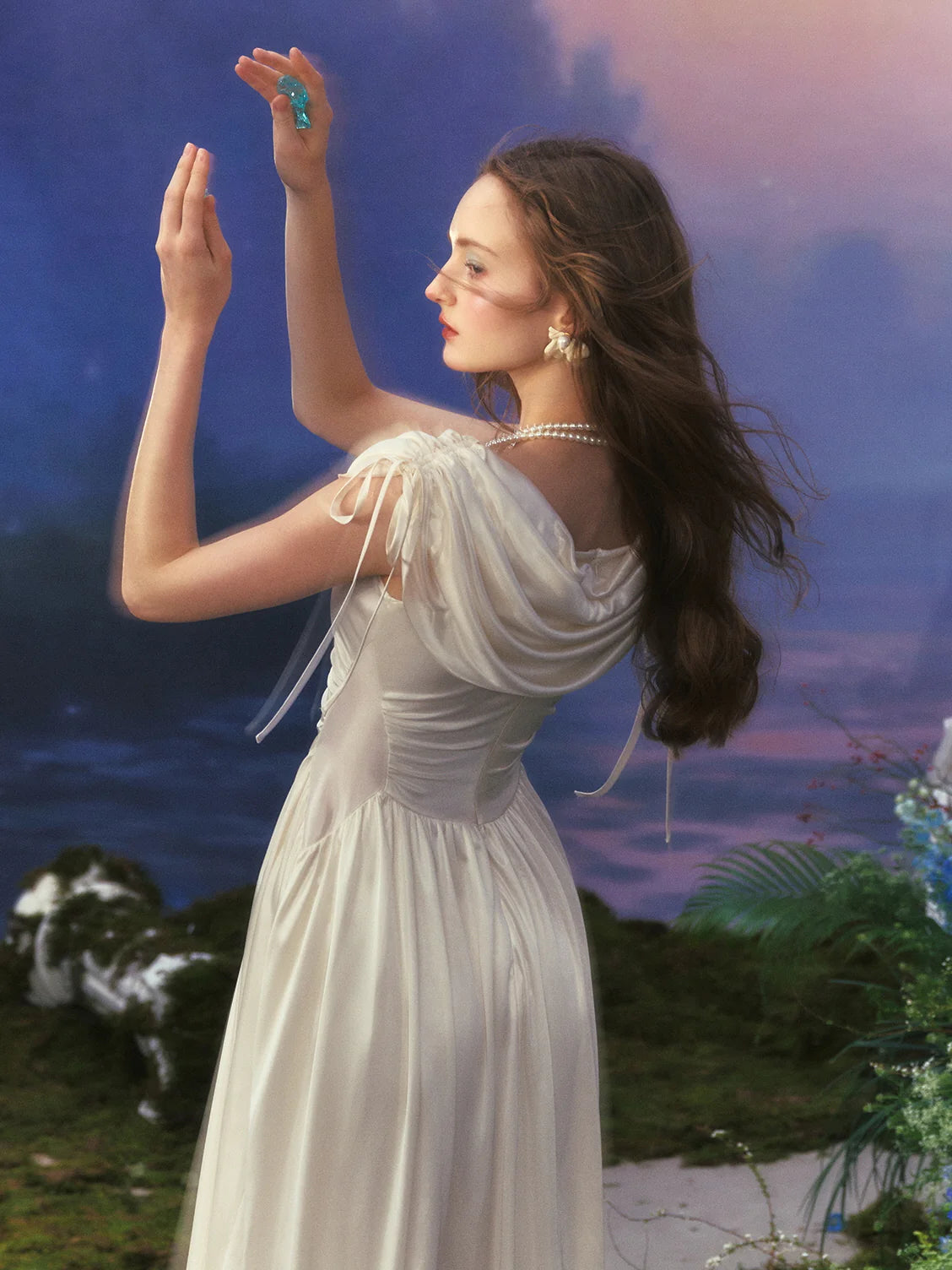 Princess Regal Draped Gown