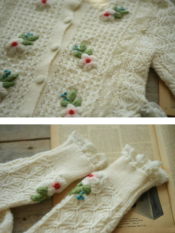 Fairy Tale Ivory Lace Cardigan