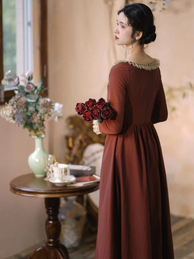 Vintage Rose Garden Nylon Dress