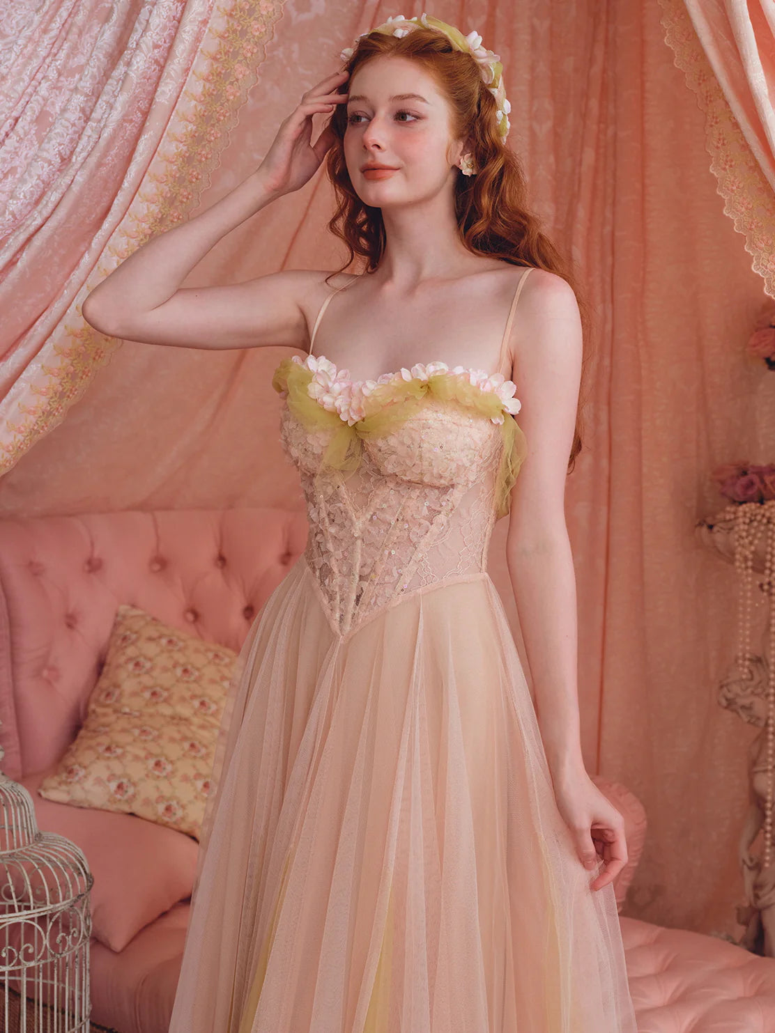 Blossom Reverie Princess Gown