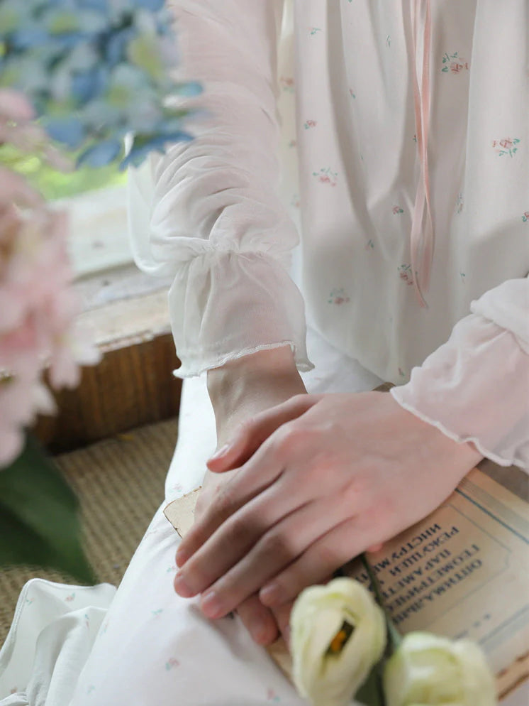 Whimsical Rosebud Nightgown