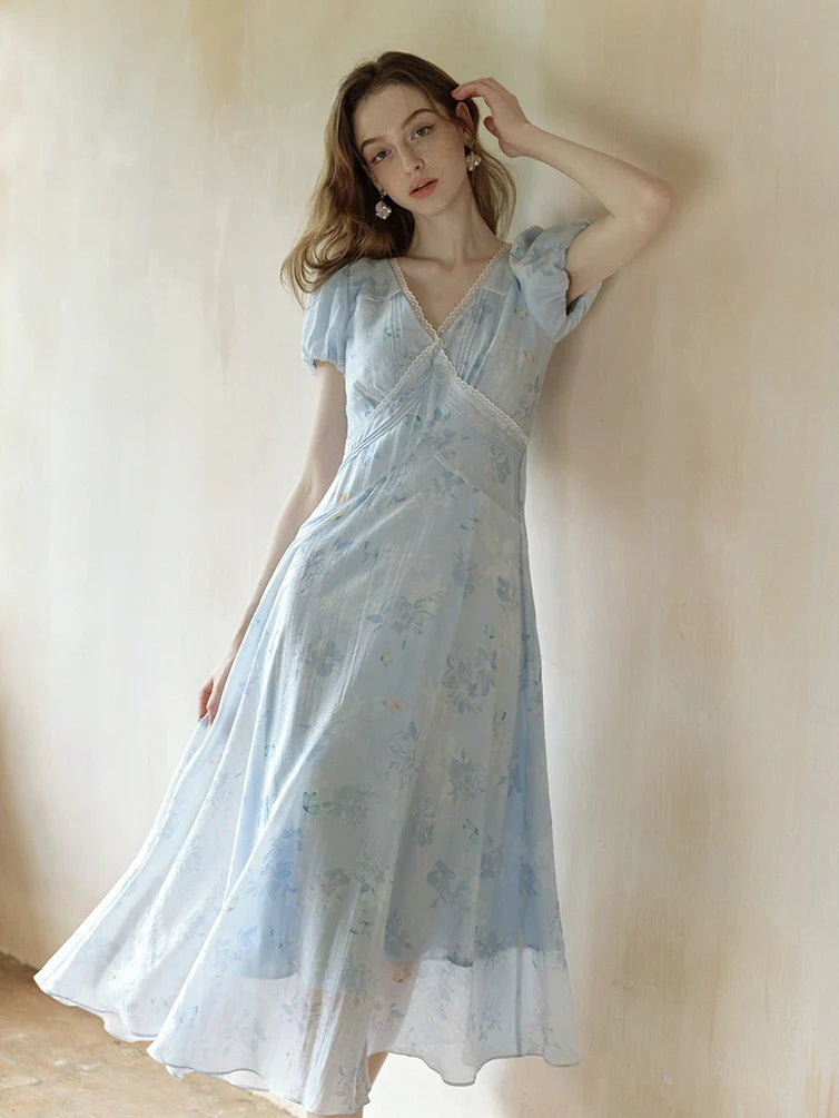Blue Forest Whisper Dress