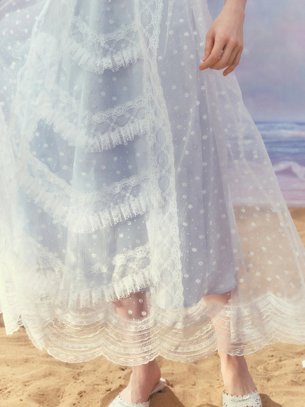 Ethereal Princess Vintage Lace Dream Dress