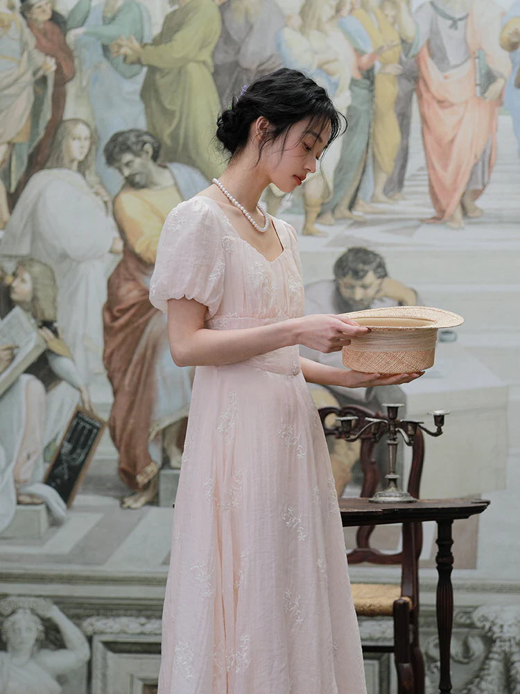 Charlotte's Vintage Charm Pink Dress