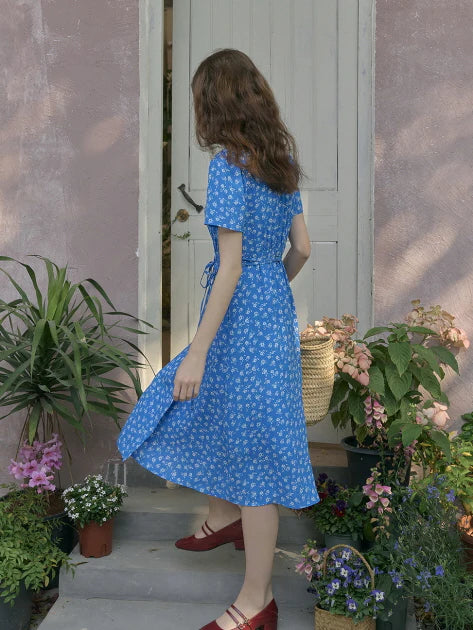 Blue Garden Stroll Dress
